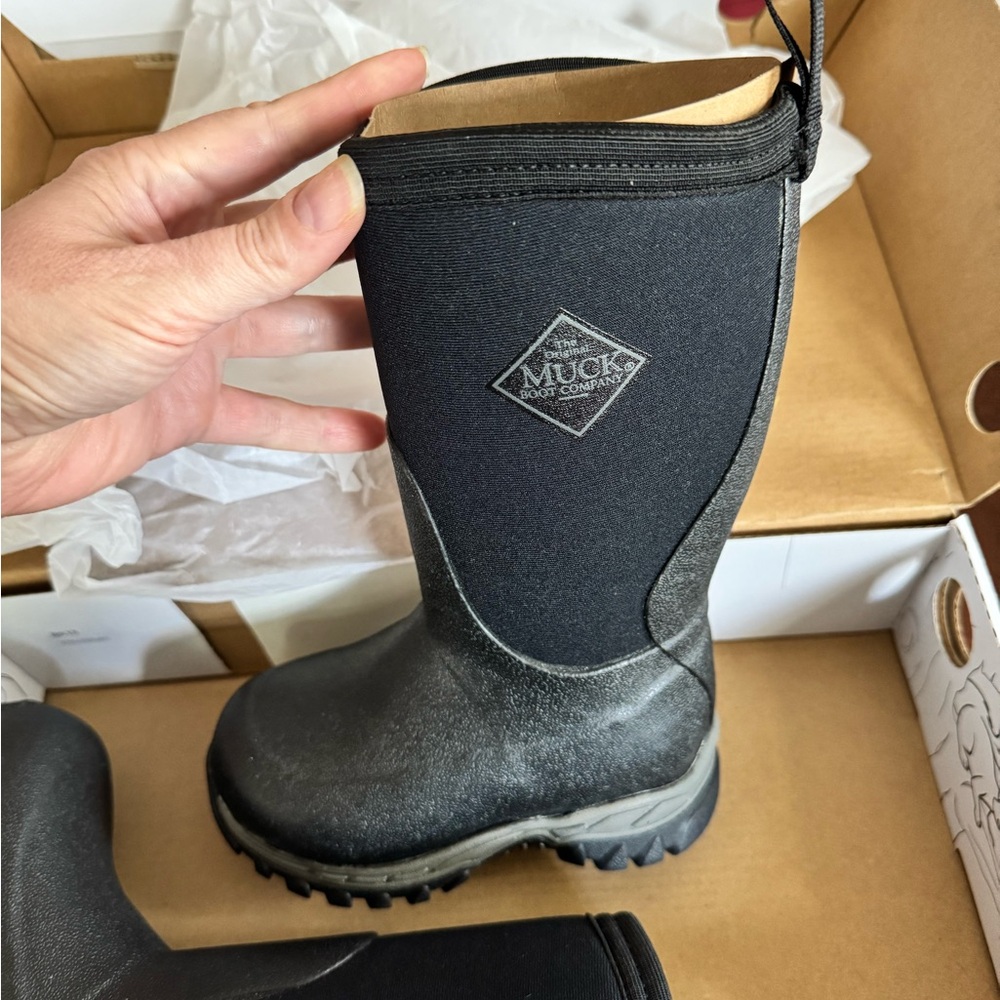 Muck Brand Toddler Black Waterproof Neoprene Boots